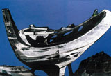“Relitto”, acrilico, cm. 50 x 70, 1980