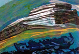 “Paesaggio”, acrilico, cm. 60 x 70, 1995